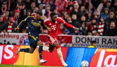 Match Awards from Bayern Munich’s hard-fought 2-2 draw to Arsenal