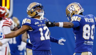 CFL: Stampeders 28, Blue Bombers 33 – TSN