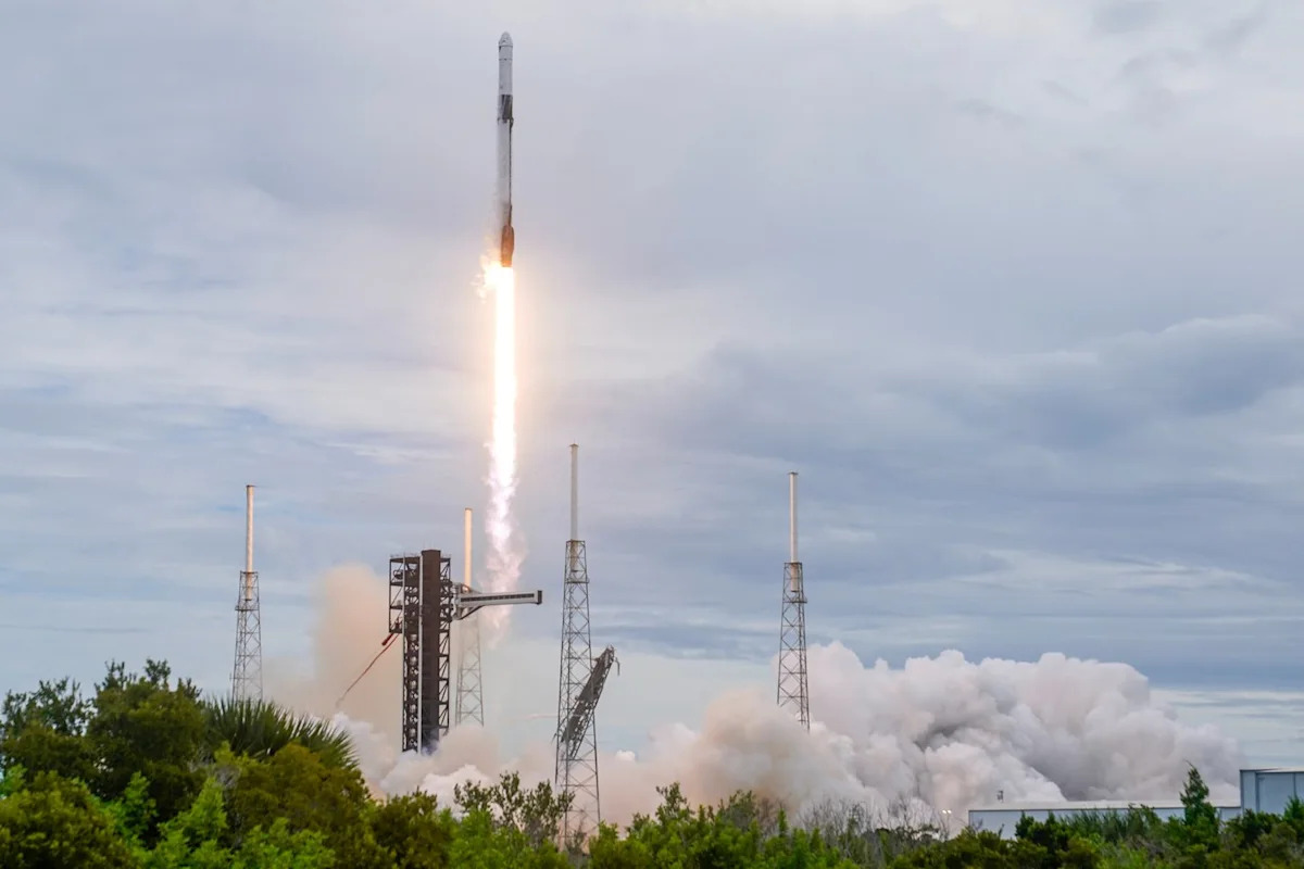Elon Musk's SpaceX reports a profit and he hints at a possible merger with Tesla