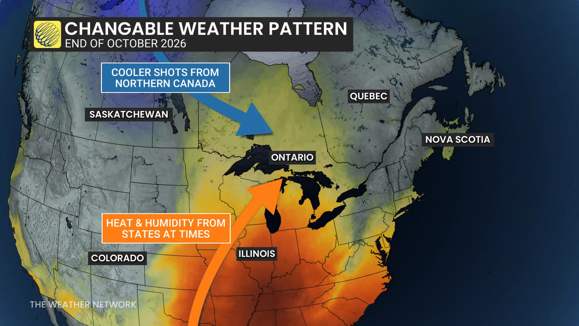 Champi impact on Canadian weather end of October