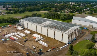 Work progresses on indoor turf facility