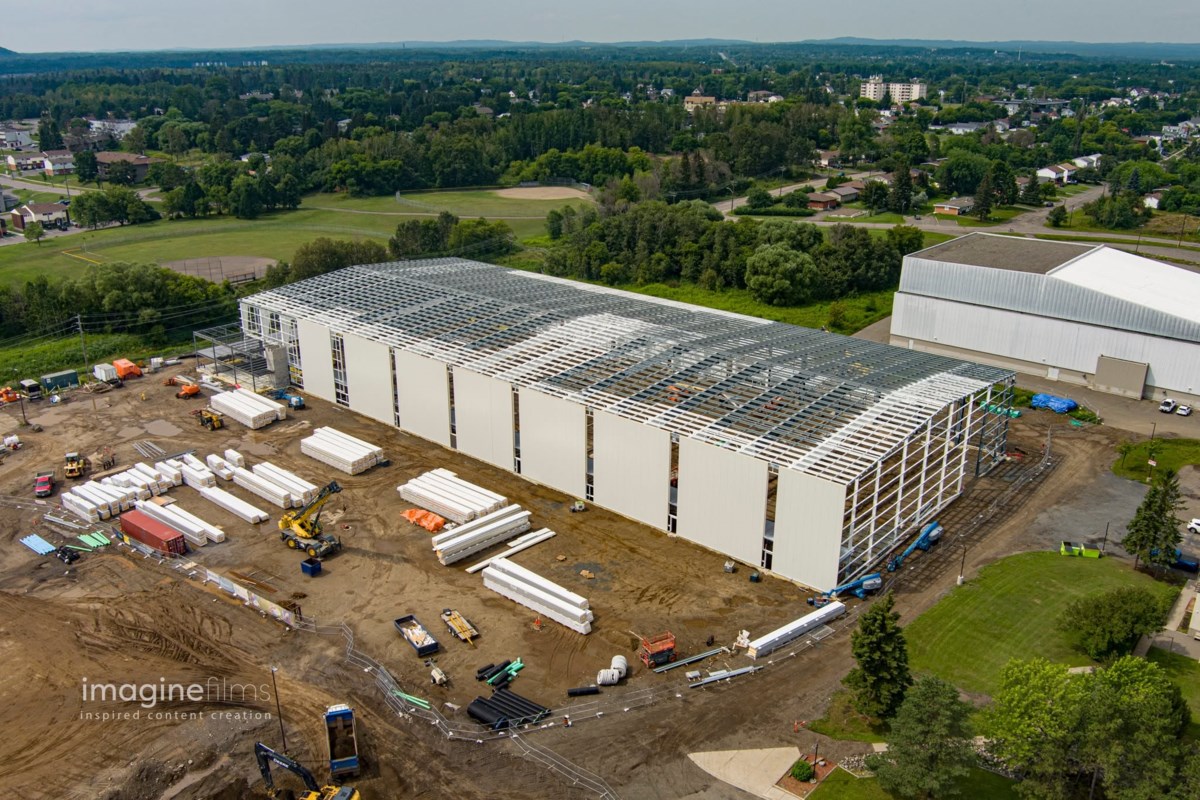 Work progresses on indoor turf facility