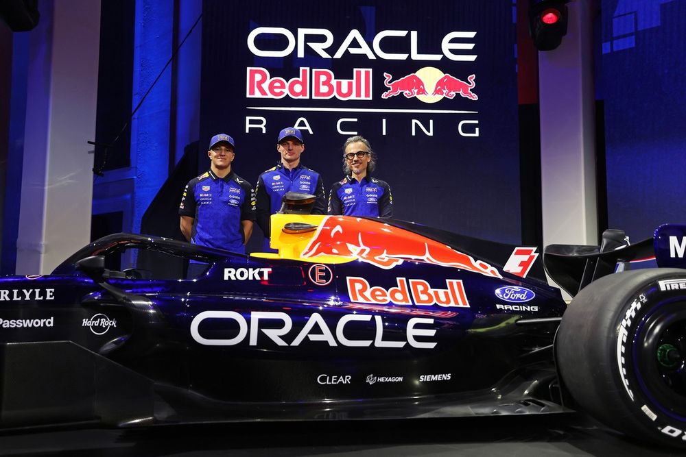 Isack Hadjar, Red Bull Racing, Max Verstappen, Red Bull Racing, Laurent Mekies, Red Bull Racing Team Principal
