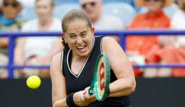 Ostapenko Beats Fernandez to Reach Wuhan Quarter-Finals