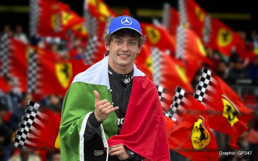 kimi antonelli ferrari monza f1