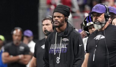 NFL Week 8 injury report: Latest on Lamar Jackson, Kerby Joseph and more
