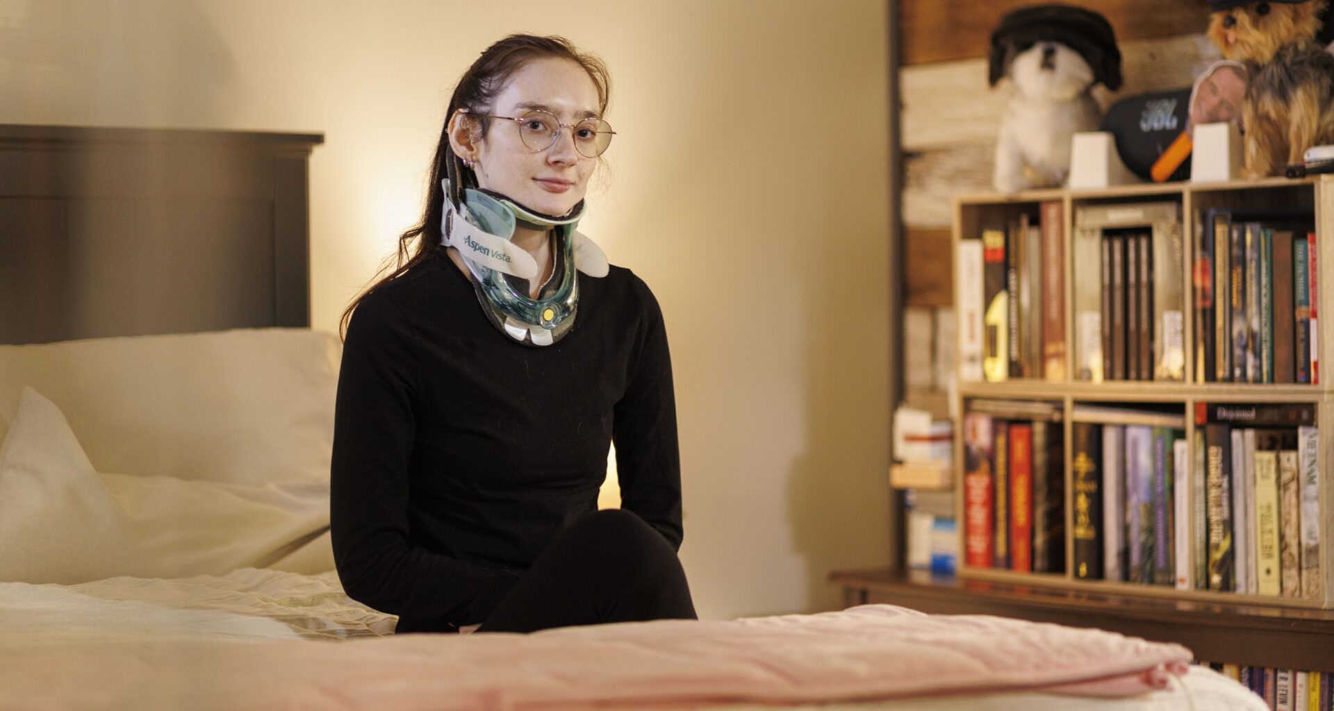 For London woman left largely bed-bound after crash, a ‘glimmer of hope’