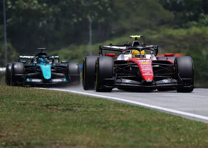 Lewis Hamilton, Ferrari, George Russell, Mercedes