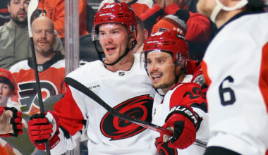 Aho, Svechnikov help Hurricanes stay hot, keep Flyers winless