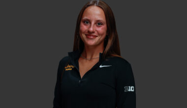 First-year tennis athlete Macey Howes returns to Iowa City