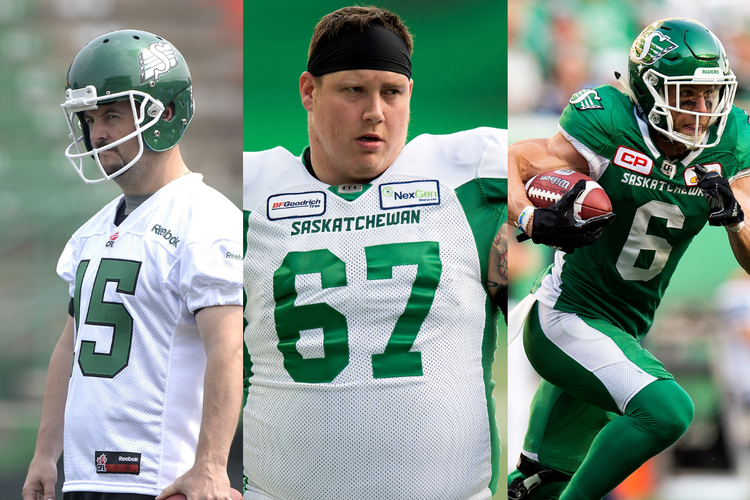 Paul McCallum, Dan Clark and Rob Bagg have been announced as the 2026 inductees into the Saskatchewan Roughriders' Plaza of Honour. TROY FLEECE / Leader-Post files