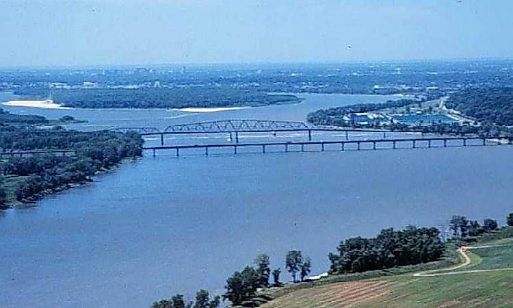 The Mississippi River at the Chain of Rocks