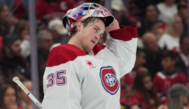 Canadiens recall Fowler after Montembeault exits practice with injury