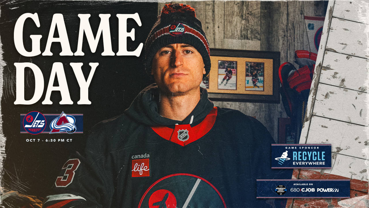 Game Information: October 7 Winnipeg Jets vs. Colorado Avalanche