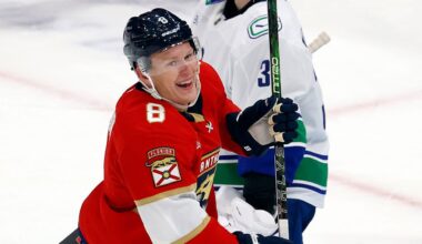 Brady Tkachuk scores second hat trick in row, lifts Panthers past Canucks in OT