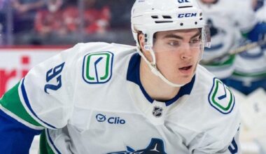 Hischier nets 2 as Devils dump visiting Vancouver Canucks 4-1