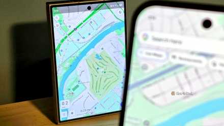 OsmAnd Maps is visible behind Google Maps.