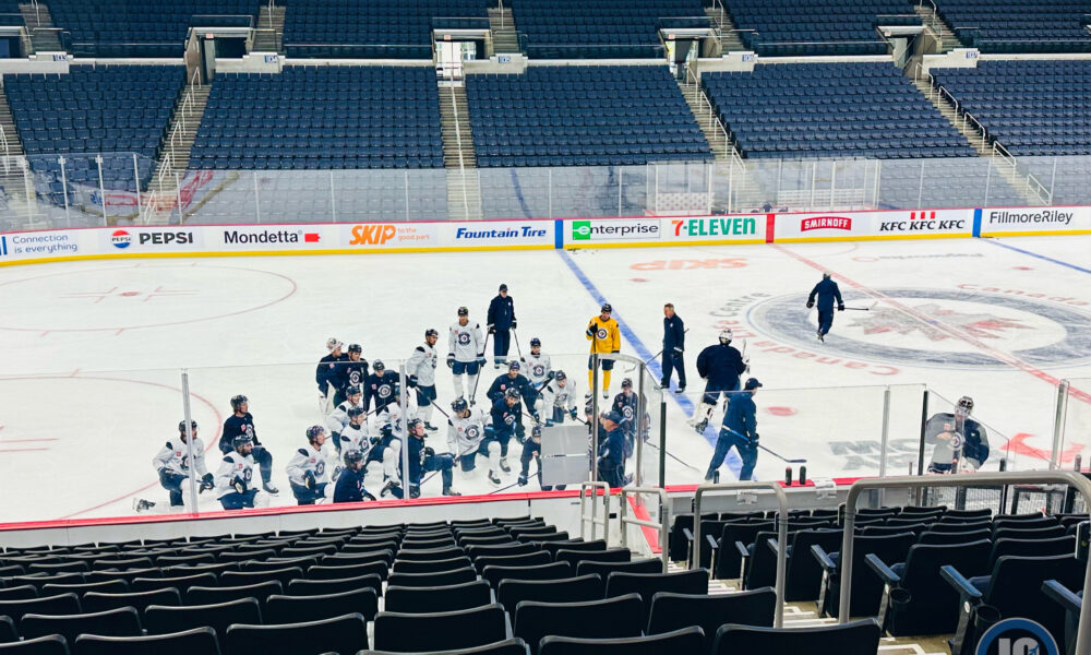Winnipeg Jets Practice Report – Illegal Curve Hockey