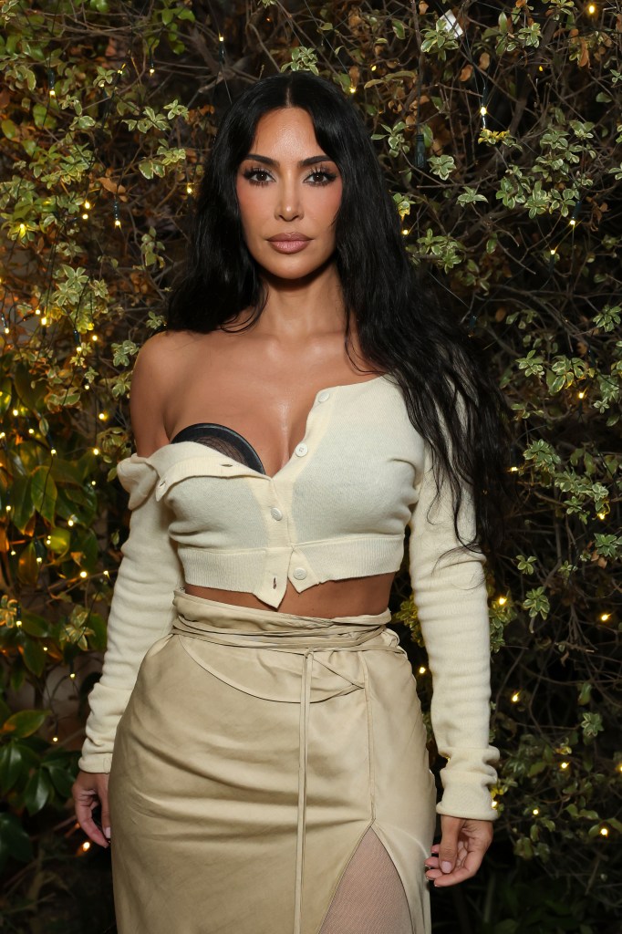 Kim Kardashian attends the This Is About Humanity Soiree.
