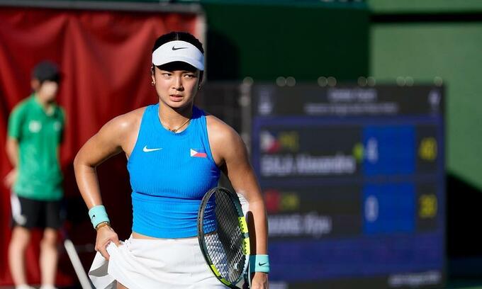 Philippine tennis star Alexandra Eala calls out male fan for lack of manners at Asian Games