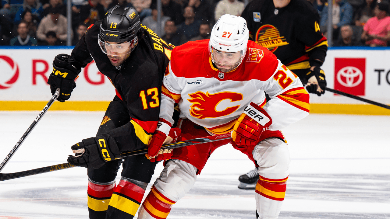 Flames Drop Physical Affair To Canucks