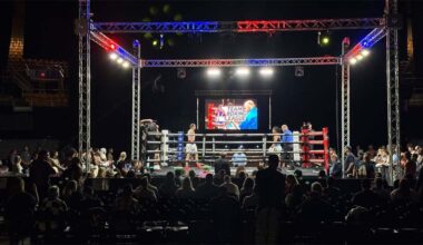 Team Boxing League fighters in the ring