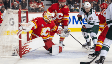 Cooley makes 36 saves, Flames hang on to edge Wild