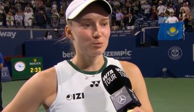 Rybakina on Major Goals and Life as New No. 1