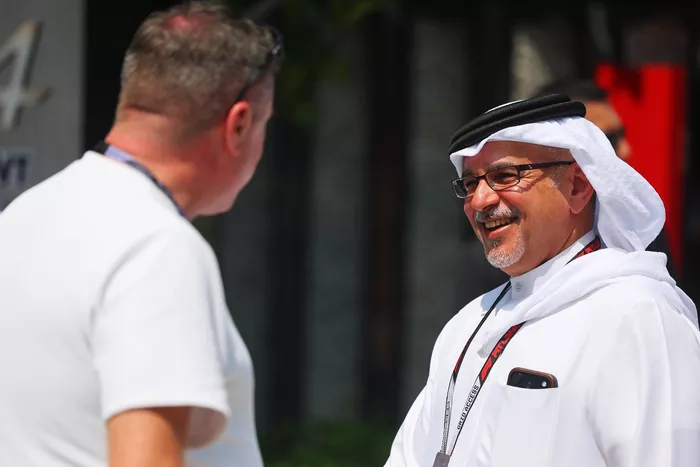 Salman bin Hamad Al Khalifa speaks with David Croft.