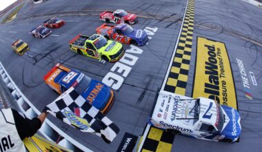 Sammy Smith earns first NASCAR Truck win in wild Talladega finish