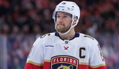 Panthers' Barkov to have more tests after injuring left leg