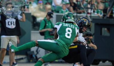 How Marcus Sayles' flexibility is helping Saskatchewan Roughriders