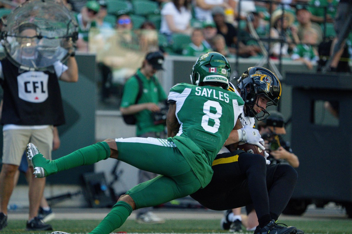 How Marcus Sayles' flexibility is helping Saskatchewan Roughriders