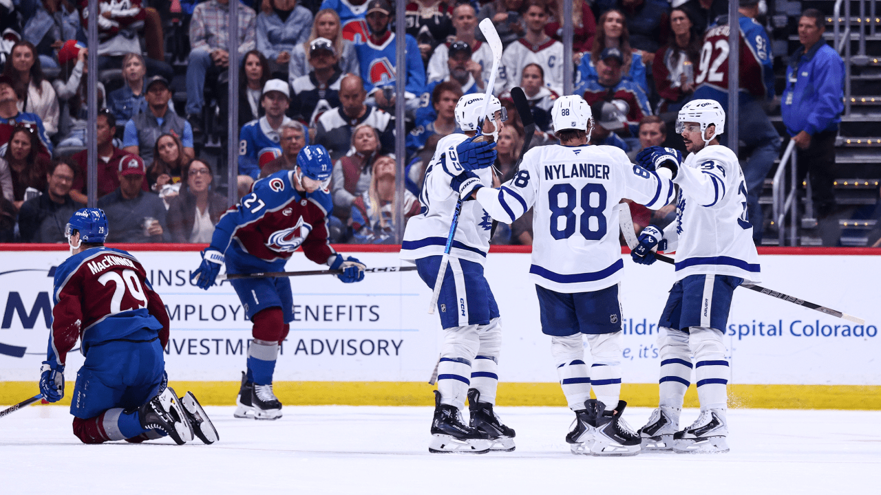 Nylander ties career high with five points, Maple Leafs cool off Avalanche