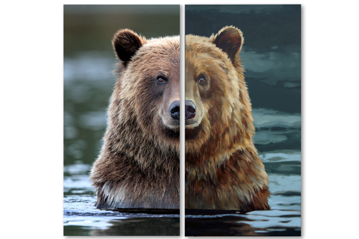 Art exhibit reimagines Canmore wildlife photographer John E. Marriott's photos in new way