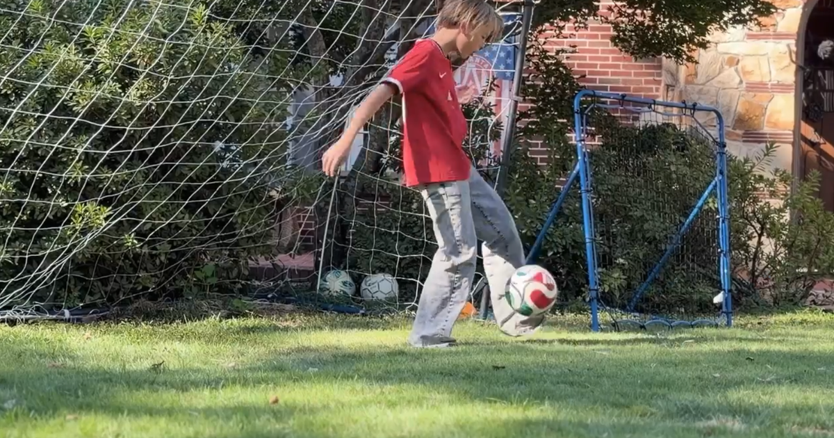 Georgia family surprised with $20,000 backyard soccer pitch