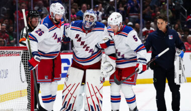Shesterkin out for season for Rangers with lower-body injury