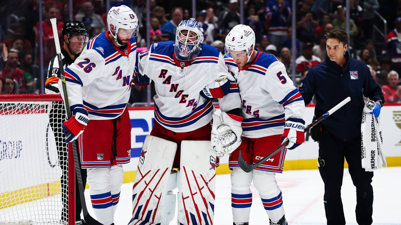 Shesterkin out for season for Rangers with lower-body injury