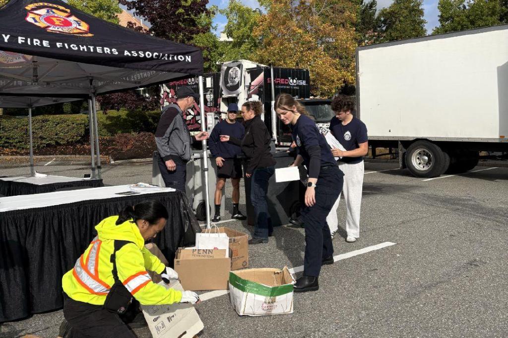 South Surrey shred event raises $6,400 for firefighters’ charity