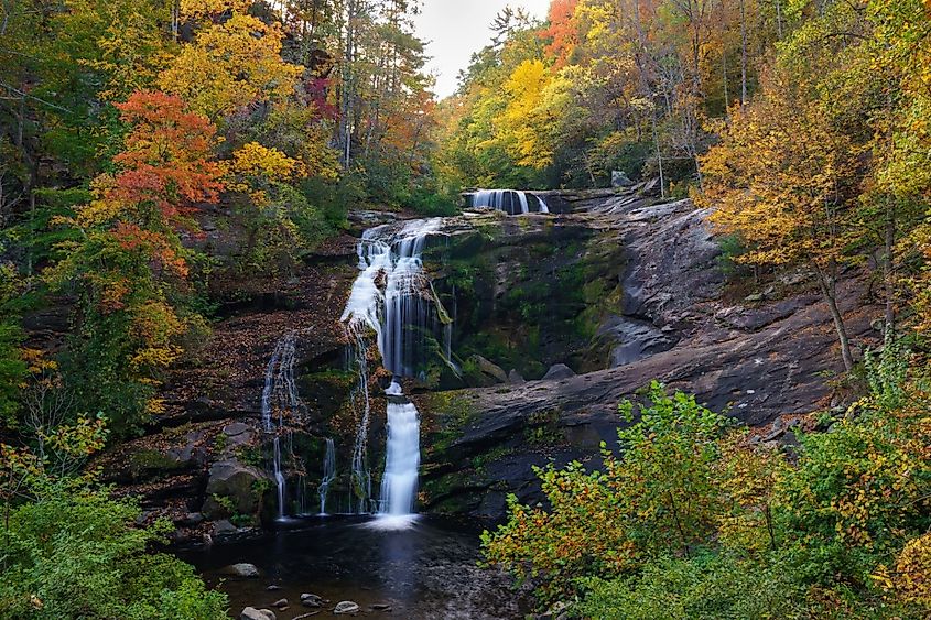 Bald River Falls in the Cherokee National Forest, Tennessee.
