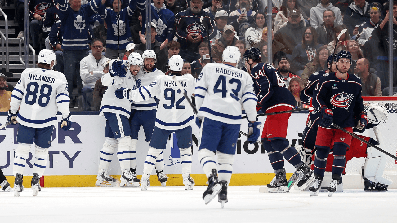 Marchenko scores in Columbus return, Maple Leafs pull away from Blues Jackets