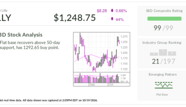 Eli Lilly, Stock Of The Day, Rides Foundayo, Medicare Bridge To Buy Point