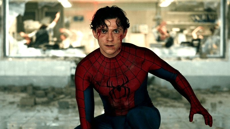 Spider-Man: Brand New Day, Tom Holland Spider-Man unmasked in IMAX.