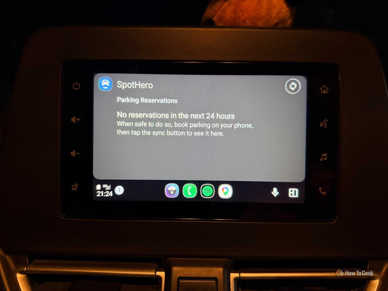 SpotHero on Android Auto