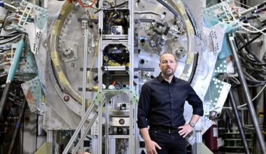 fusion machine low-speed compression chamber in Vancouver laboratory, metal wall moving