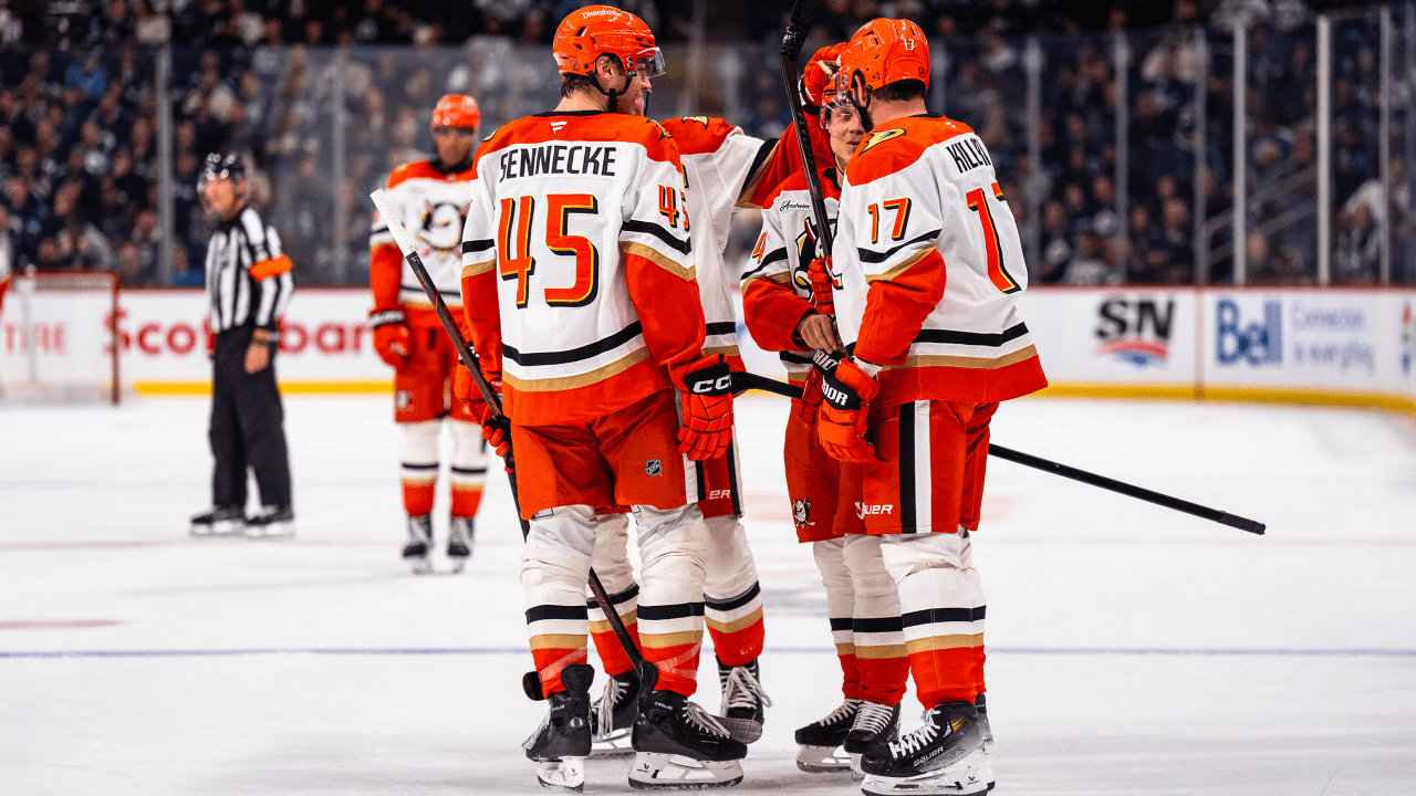 Granlund, Washe each has two points, Ducks slow down Jets
