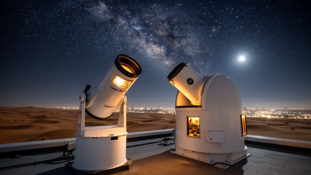 Saudi Arabia Hosts LaserSETI's First Asian Stations in Global Sky