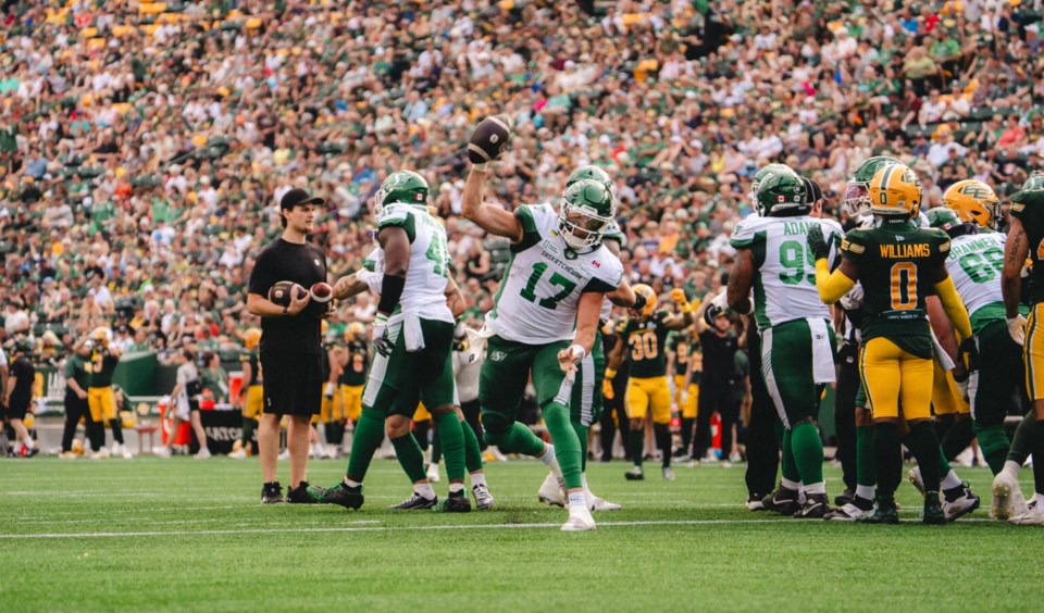 Q&A: Riders’ Tommy Stevens talks special skills, Trevor Harris throws, CFL vs. NFL | GX94 Radio - Now That's Country!