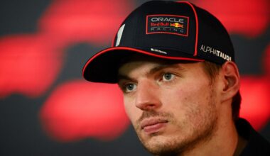 Race winner Max Verstappen of the Netherlands and Oracle Red Bull Racing is interviewed during the F1 Grand Prix of Qatar at Lusail International Circuit on November 30, 2025 in Lusail City, Qatar. (Photo by Clive Mason/Getty Images) // Getty Images / Red Bull Content Pool //