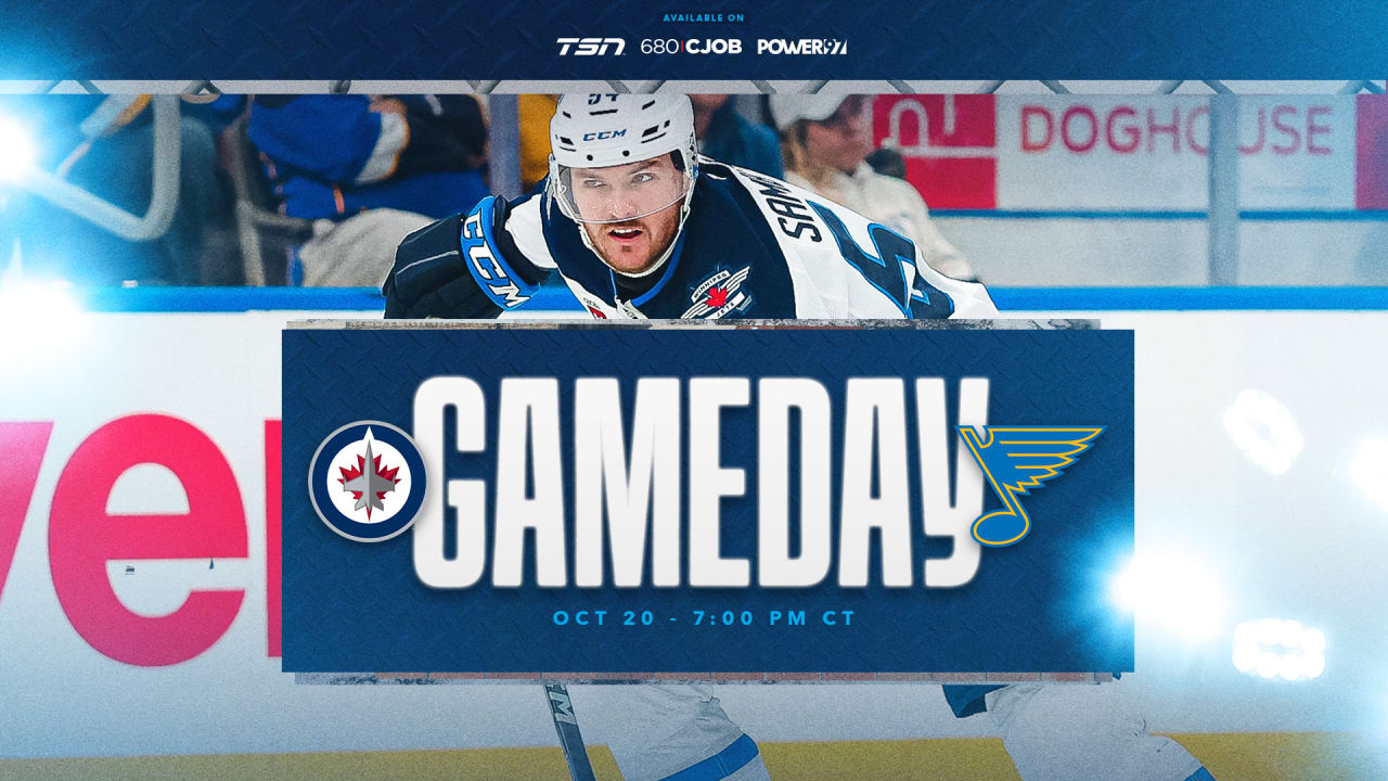 GAMEDAY: Jets at Blues | Winnipeg Jets